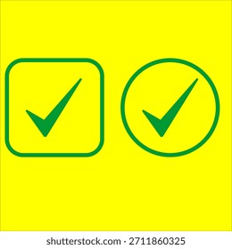 Design simples de lista de verificação com alta resolução para projetos digitais em formato vetorial editável.