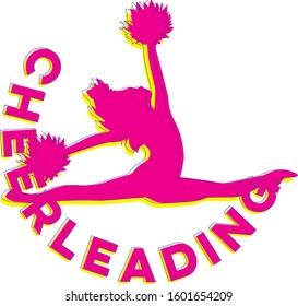 simple cheerleading vector illustration design