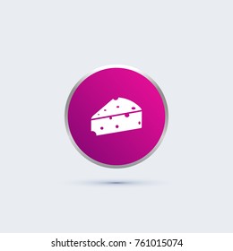 simple cheese icon