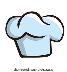 simple chef hat illustration vector design 