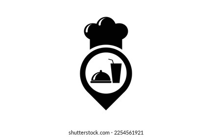 Simple chef and local restaurant logo design