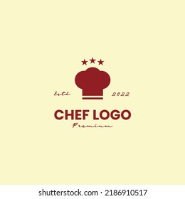 simple chef logo design icon template