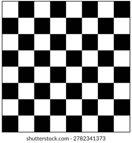 Simple chess board icon with clean minimalist design, perfect for strategy, board game, and chess-related concepts