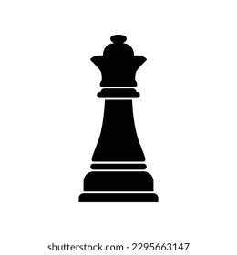simple chess icon symbol the queen chess symbol