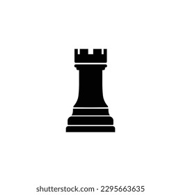 simple chess icon symbol the rook chess symbol