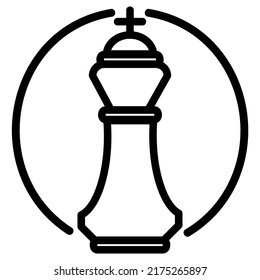 Simple Chess King on Circle