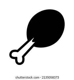einfaches Hühnersymbol-Design, das am besten für die Anwendung oder das Kinderbuch verwendet wird, eps10 Vektorgrafik