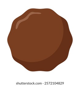 Simple chocolate illustration, Valentine's chocolate icon