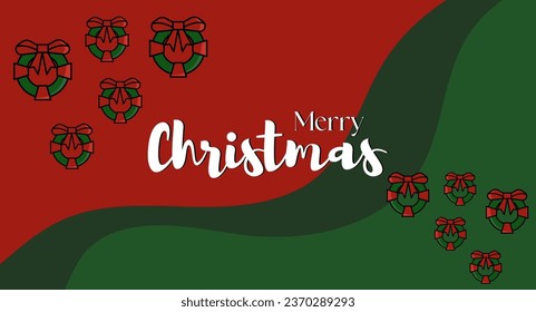 Sencillo fondo navideño, elegante estilo geométrico minimalista. Feliz año nuevo.