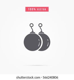 simple christmas Bauble icon