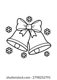 Simple Christmas Bell Scene