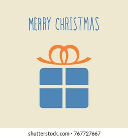 Simple christmas card with presents
