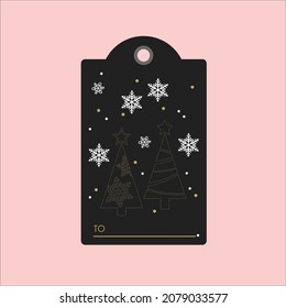 diseño de navidad simple y arte de fondo