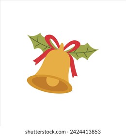 simple christmas elements flat vector
