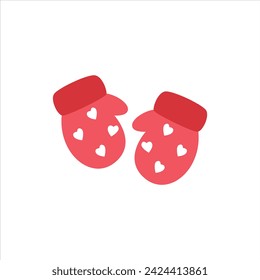 simple christmas elements flat vector