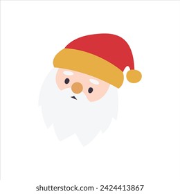 simple christmas elements flat vector