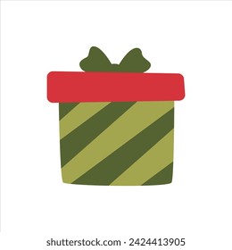 simple christmas elements flat vector