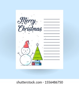 a simple christmas greeting card
