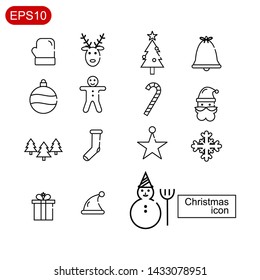 simple Christmas icon design.vector design