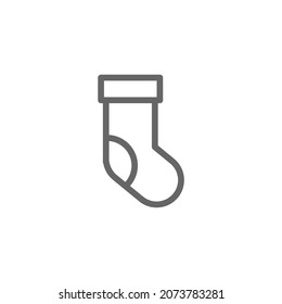 simple christmas icon on white background