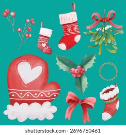 SImple Christmas ornament isolated vector