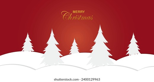 Simple Christmas tree background vector design suitable for Christmas themes.
