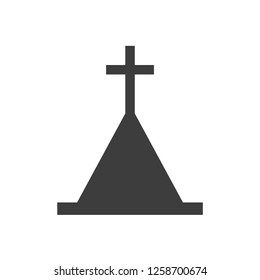 Simple Church vector icon