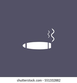 simple cigar icon design