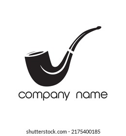 simple cigarette hood design, vector silhouette.