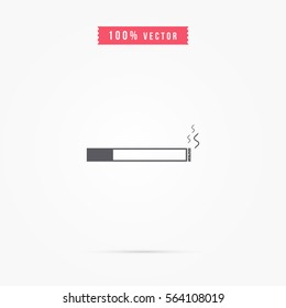 simple cigarette icon