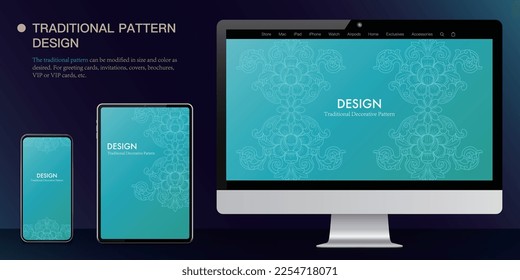 A simple circle composed of linear flowers and leaves. Retro minimalist European pattern. Often used for VIP card, cover, poster background classical shading decoration. Western design inspired elemen
