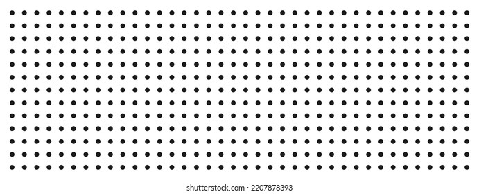Simple circle dots pattern banner background design vector.