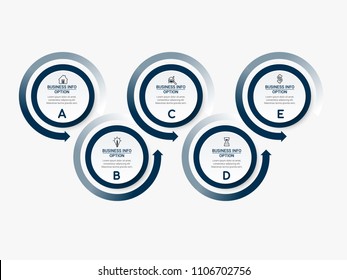 Simple Circle Infographics