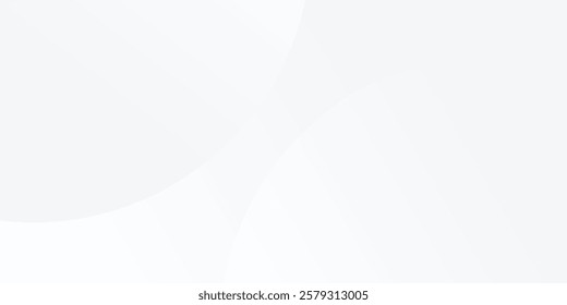 Simple circle lines white glowing geometric lines on gray background. Modern shiny blue circle lines pattern modern
