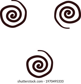 Simple circle logo design and symbol art