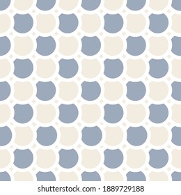 Simple Circle pattern. Seamless pattern background. Fish scale pattern. Abstract geometric background in a marine theme.