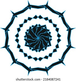 Simple Circle Pattern. Vector with white background