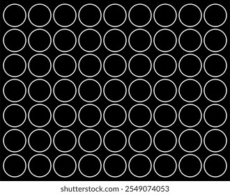 Simple Circle Shape Motif Pattern, can use for decoration, ornate, wallpaper, carpet, wrapping, bad cover, fabric, textile, tile or graphic design element. Vector Illustration