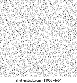 Simple circle shapes background. Vector geometric abstract seamless pattern