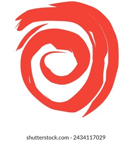 simple circle sketch with simple strokes and colors