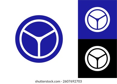 Simple Circle Y Logo Design