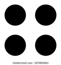 Simple circles, dots, dotted seamlesesly repeatable pattern, background