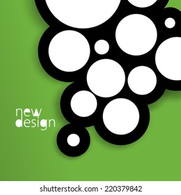 Simple Circles Modern Concept Background