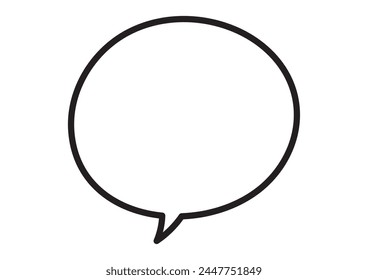 Simple circular butterbur, black, cartoon style