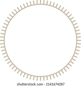 A simple circular frame that can be used for headings