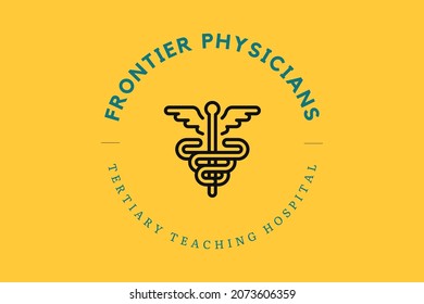 Simple Circular Teaching Hospital Logo