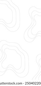 Simple Circular Topographic Line Pattern Background