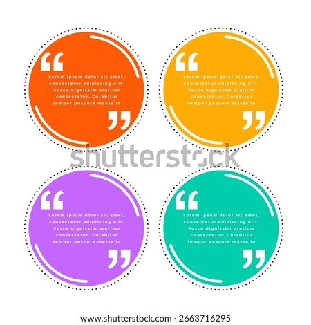 simple citation inverted comma sign templates for web conversation of dialog vector