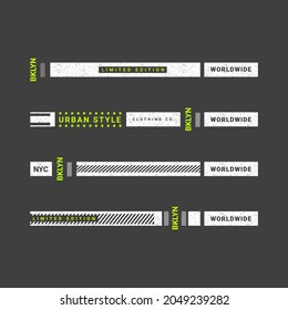 simple city slogan strip design, perfect for designing screen printing, t-shirts, hoodies, jackets and more
