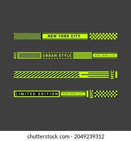 simple city slogan strip design, perfect for designing screen printing, t-shirts, hoodies, jackets and more